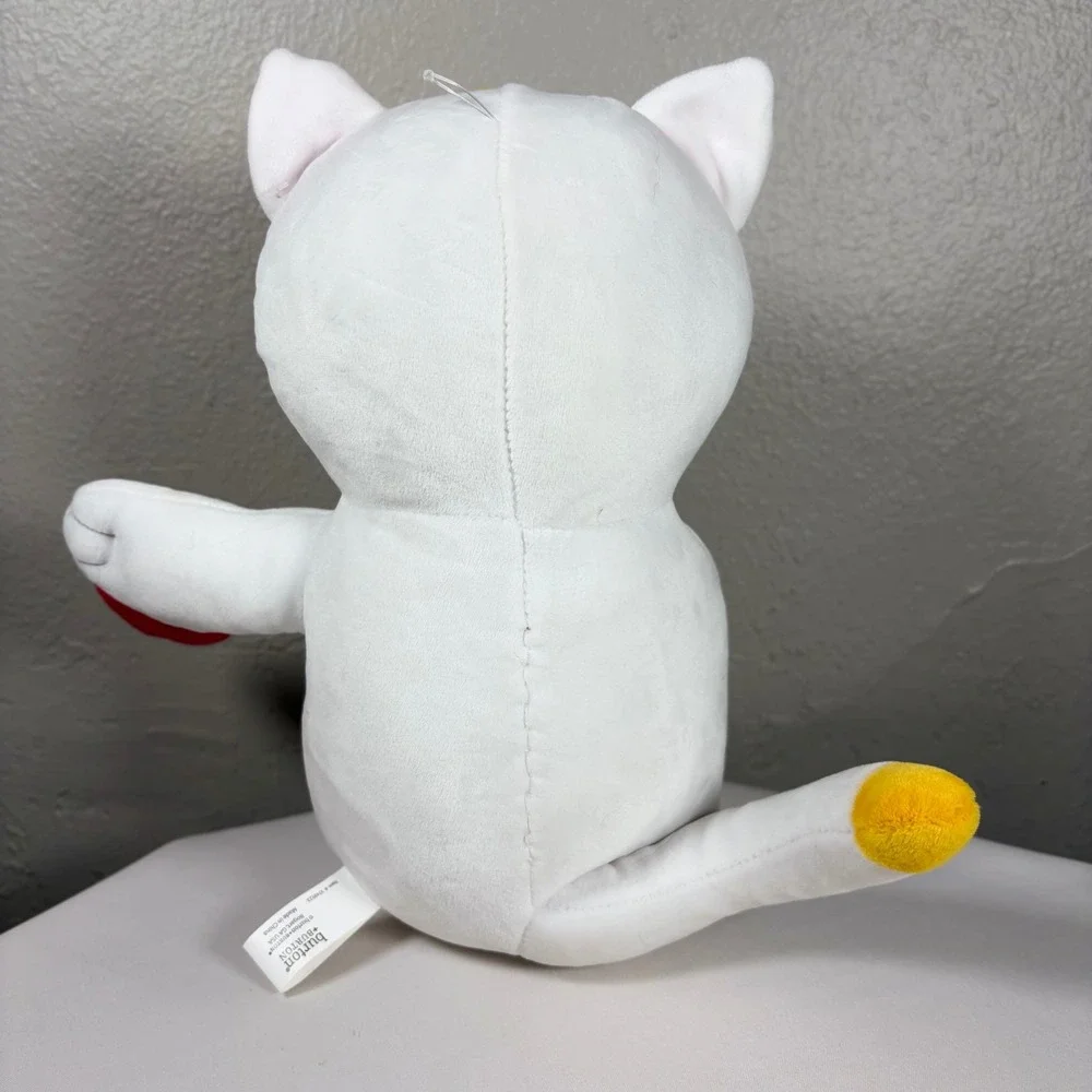 Burton + Burton Calico Cat Plush White Heart‎ Valentine Stuffed Animal 9749523